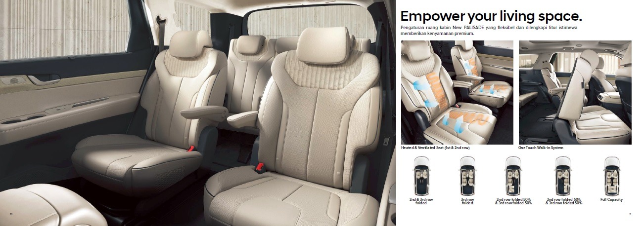 interior hyundia palisade 2024